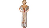 Beige Nefertiti Galabeya - Egyptian Dress